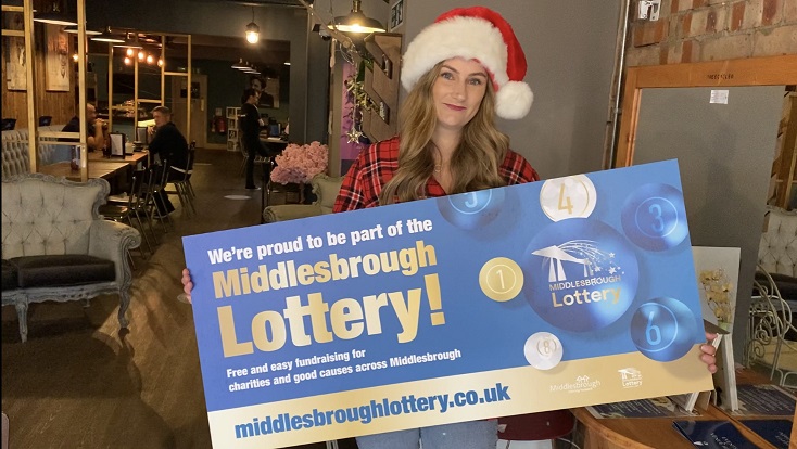 Alexa from the charity supporting the Middlesbrough Lottery